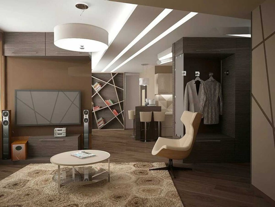 Гостиная в стиле конструктивизм