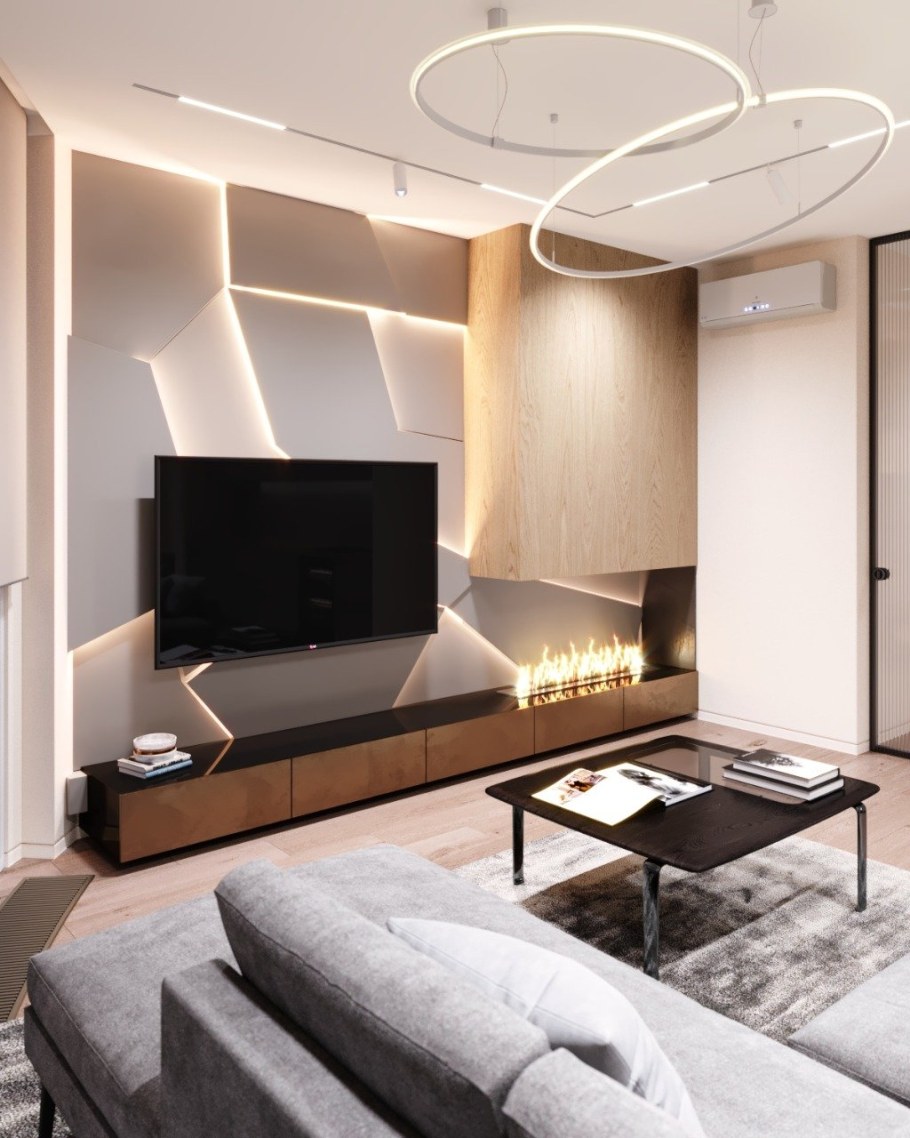 Гостиная в стиле функционализм