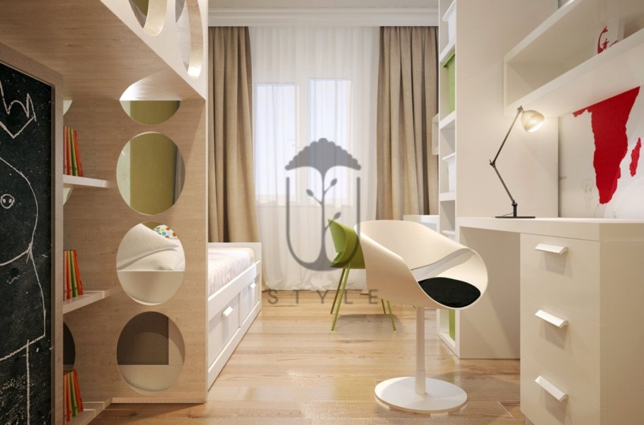 Спальня в стиле функционализм