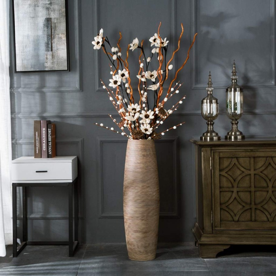 Интерьерные вазы напольные