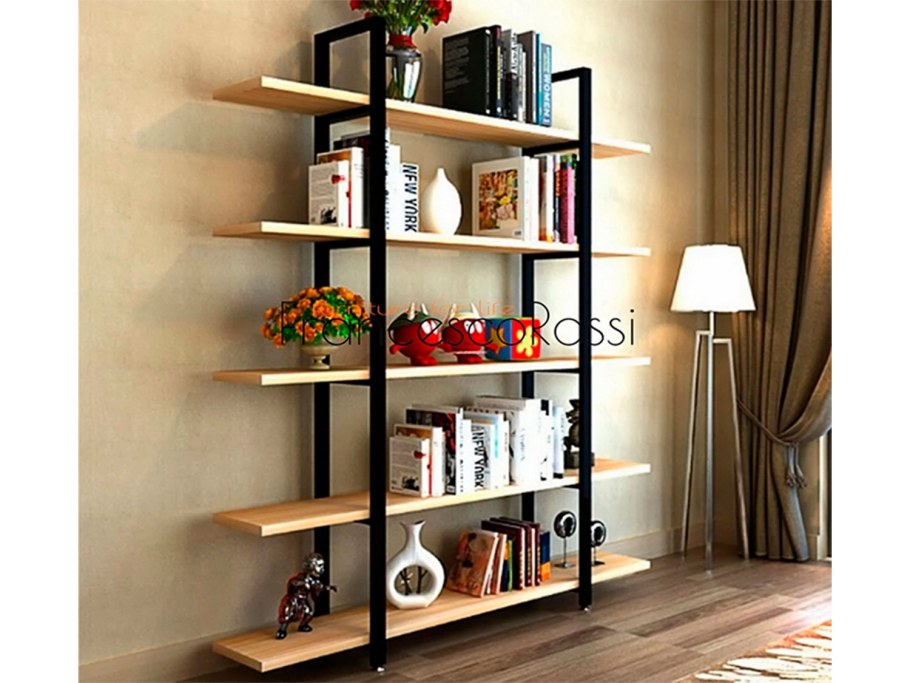 Стеллаж в интерьере