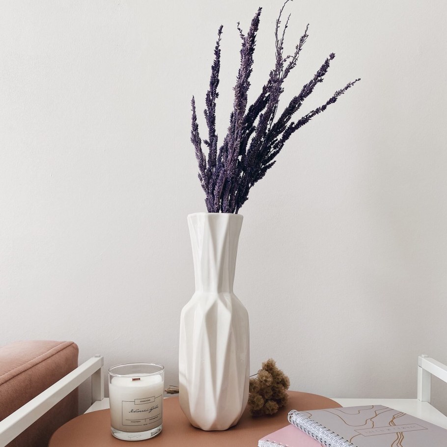 Сухие букеты для зеленой вазы