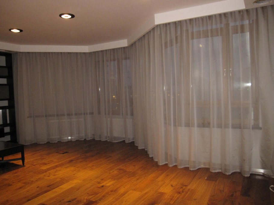 Тюли для зала без штор