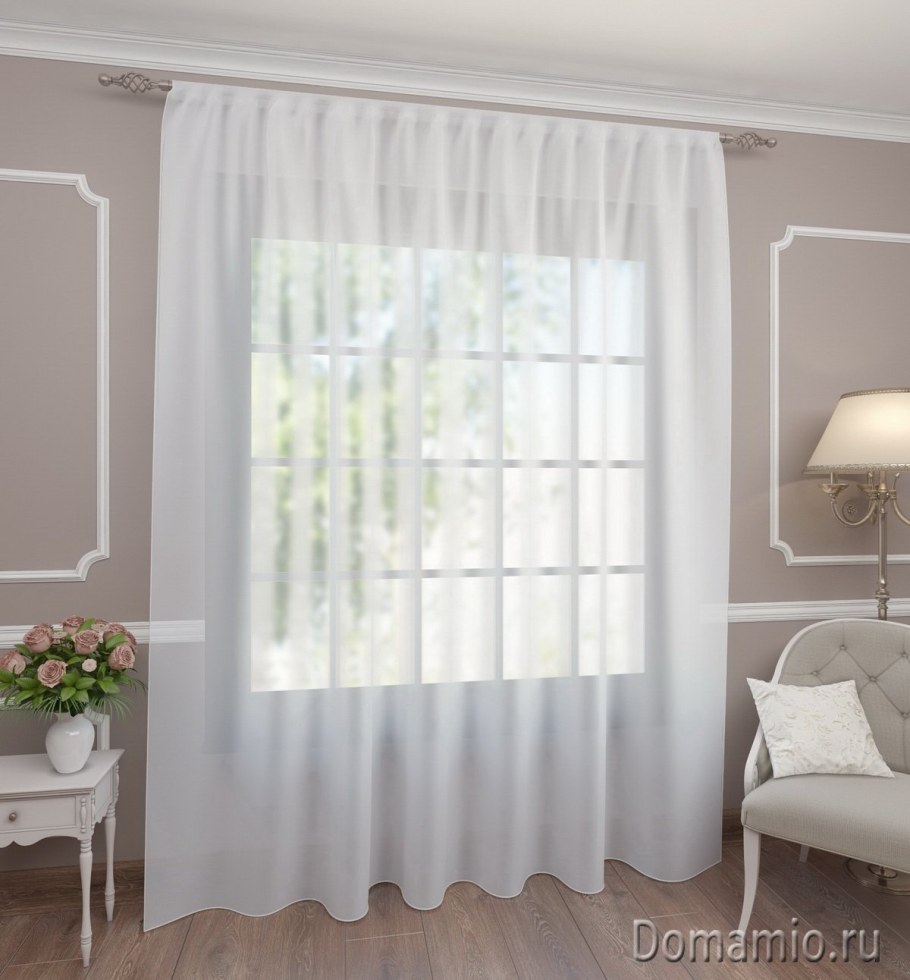 Тюль Волшебная ночь Версаль Dainty 705478 на ленте 270 см