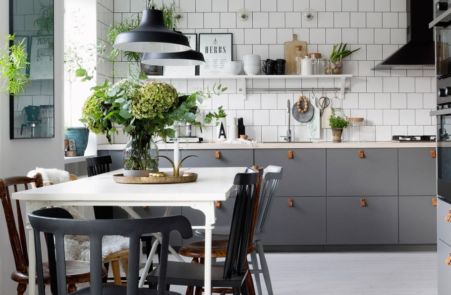 Сканди стиль в интерьере кухни