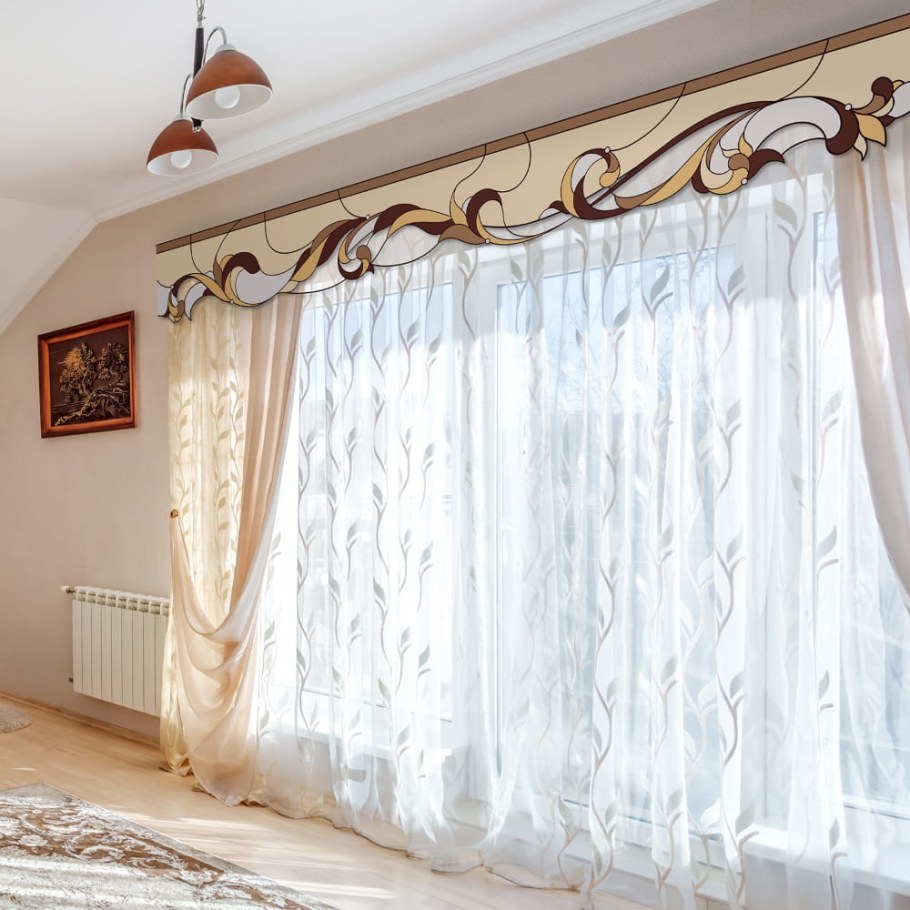 Современная тюль для гостиной