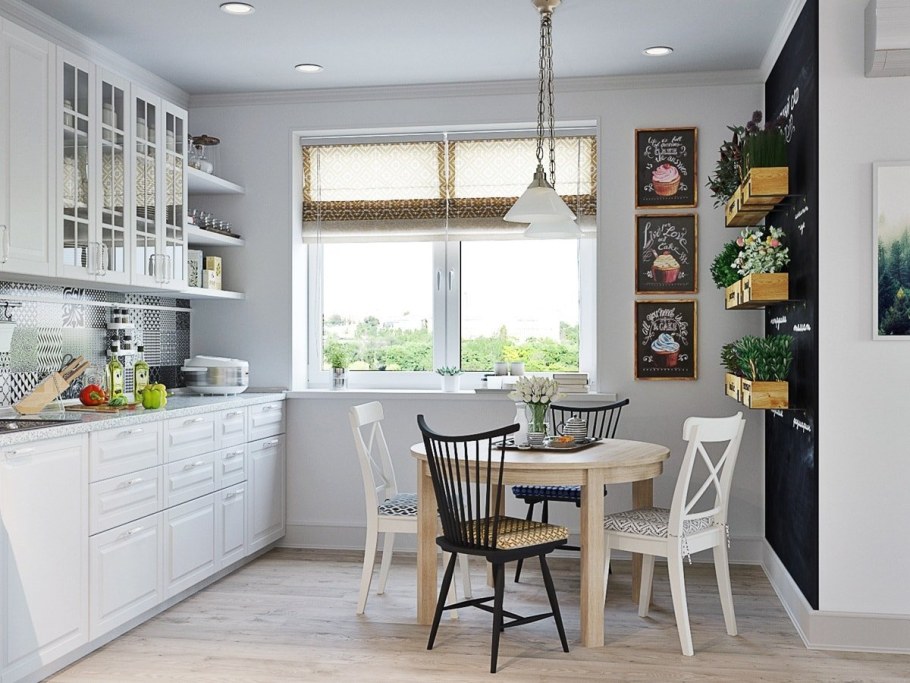 Скандинавский стиль в интерьере кухни