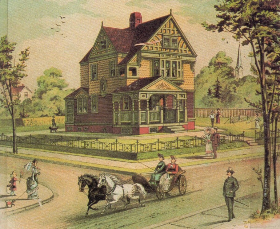 Красивые дома 1800 года