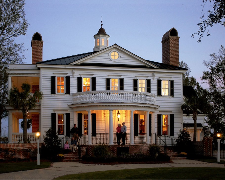 Георгианский стиль в архитектуре Америка