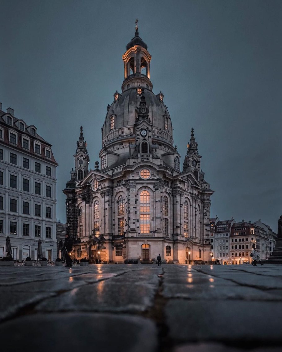Красивая архитектура Дрездена
