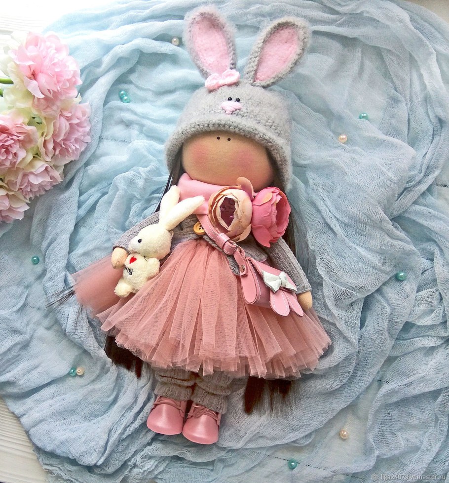 Интерьерная кукла кролик