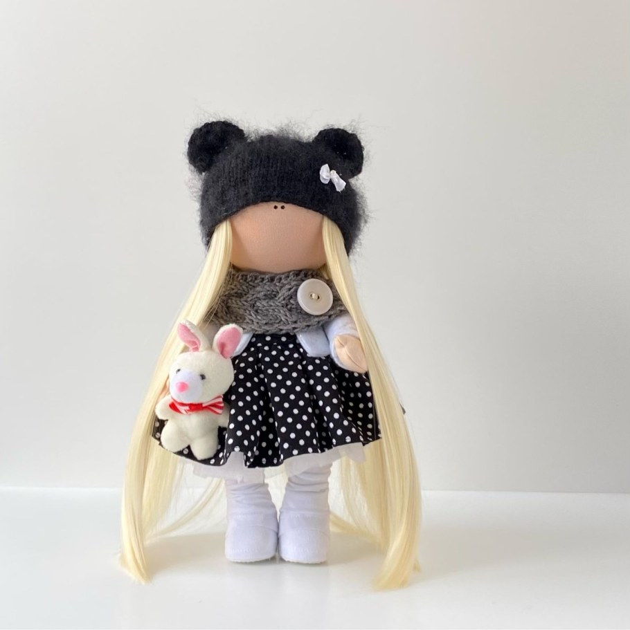 Интерьерная кукла мишка