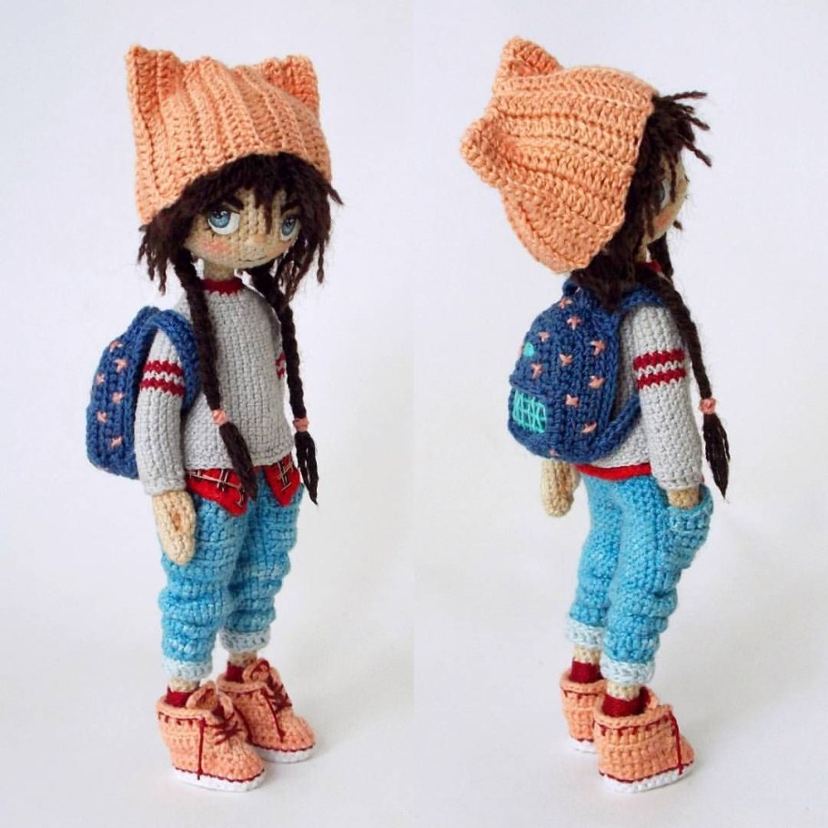 Амигуруми куклы Mint Bunny