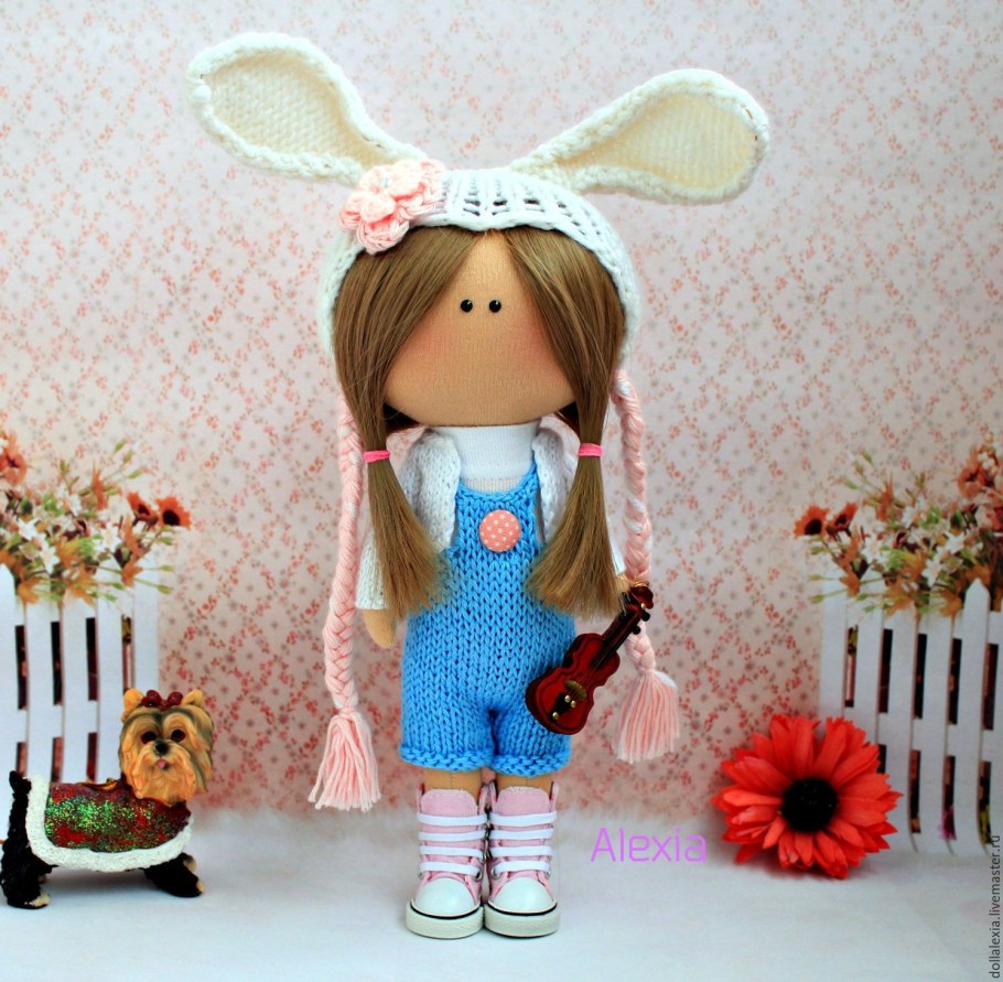 Интерьерные куклы из ткани