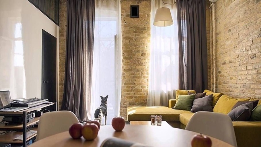 Шторы в стиле лофт