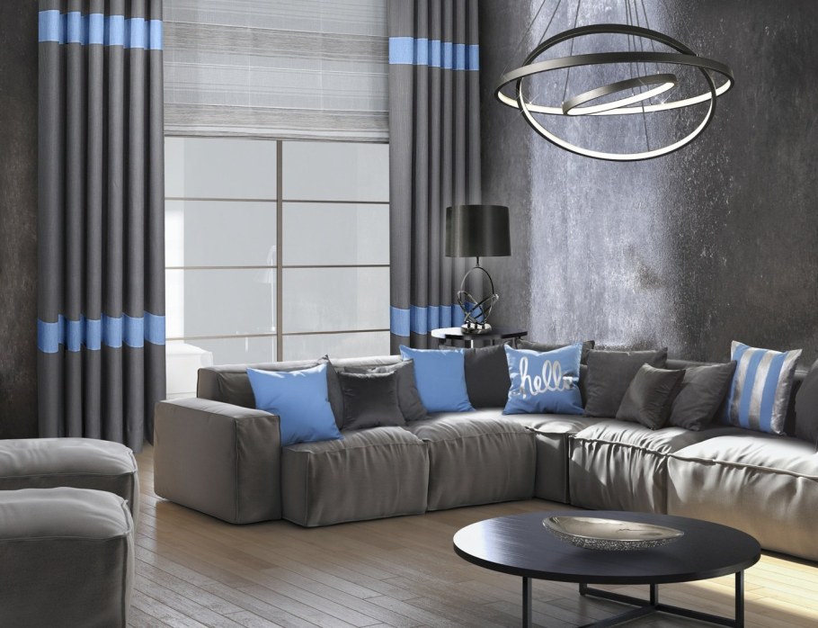 Модные шторы лофт