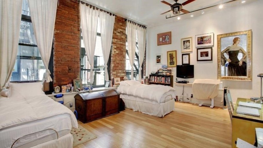 Шторы для комнаты в стиле лофт