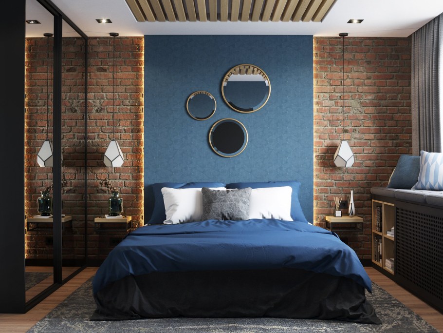 Спальня в стиле Loft