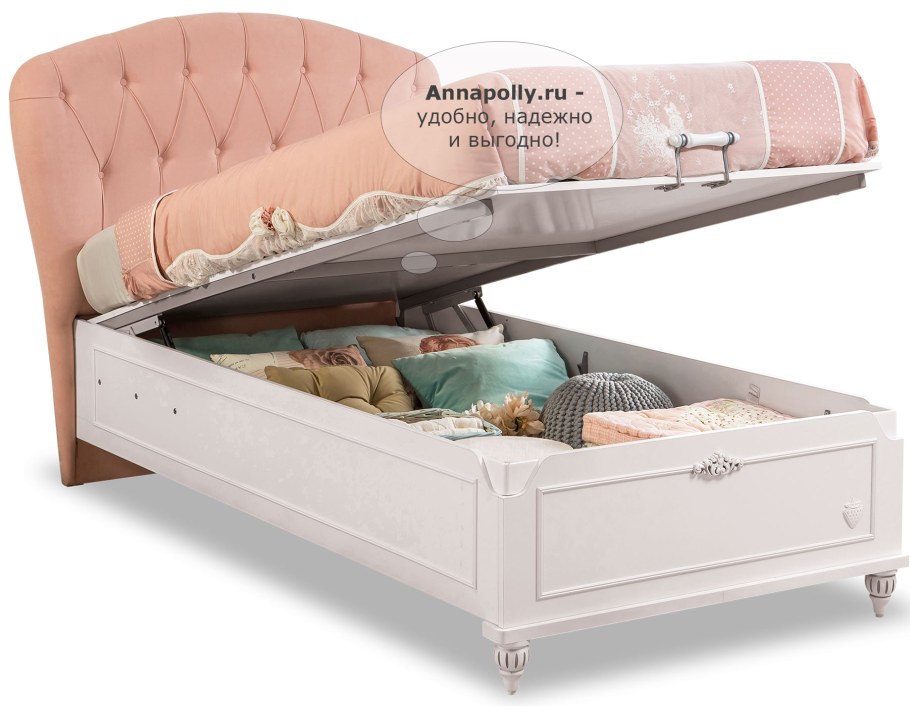 Кровать Чилек романтик с изголовьем