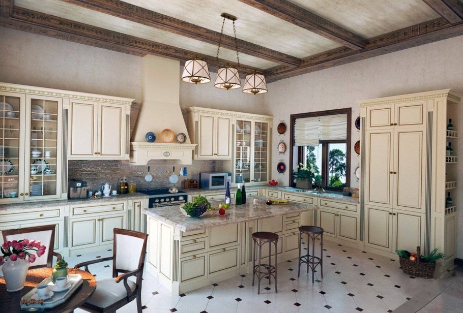 Кухни Прованс дизайн кухни в прованском стиле деревянном