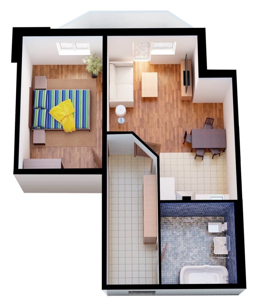 Евродвушка планировка пик