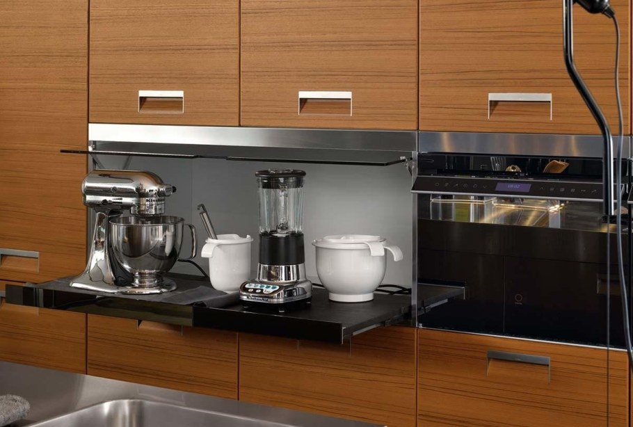 Шкаф для бытовой техники на кухне