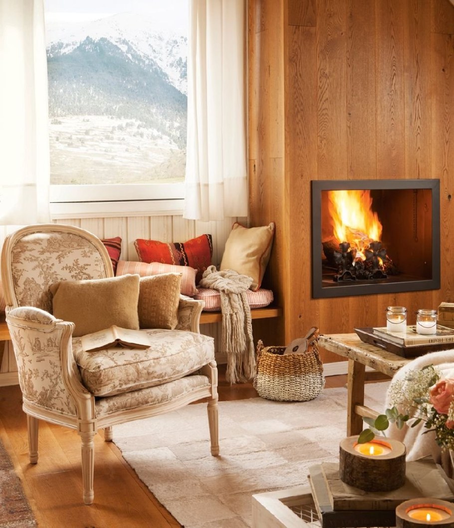 Уютный камин