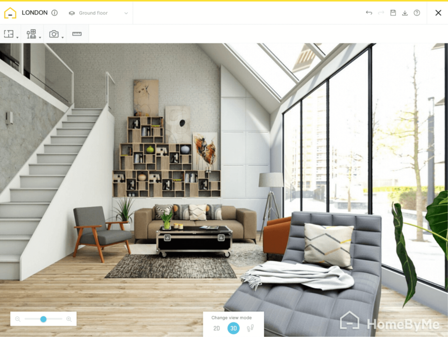 Homestyler визуализация интерьера