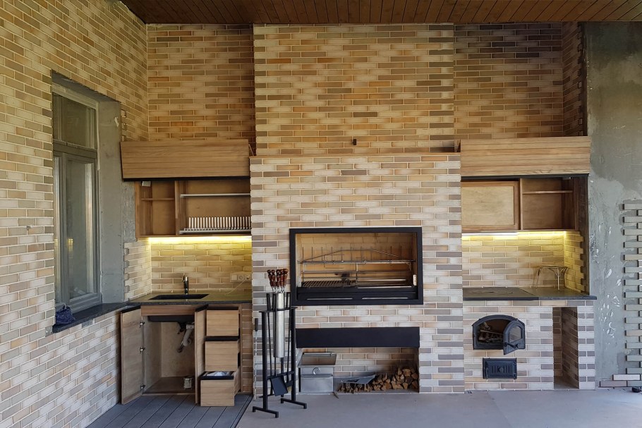 Барбекю мангал комплекс под отделку