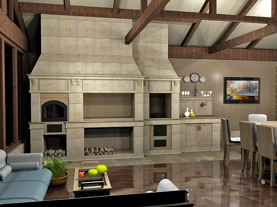 Барбекю комплекс лофт