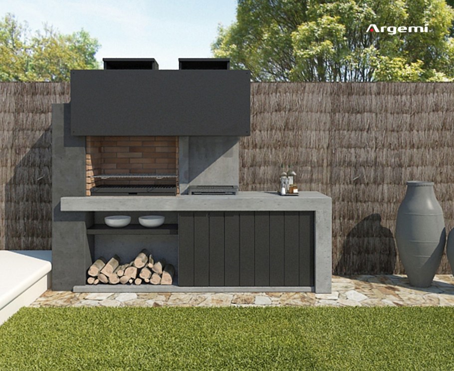 Печи для барбекю в стиле хайтек