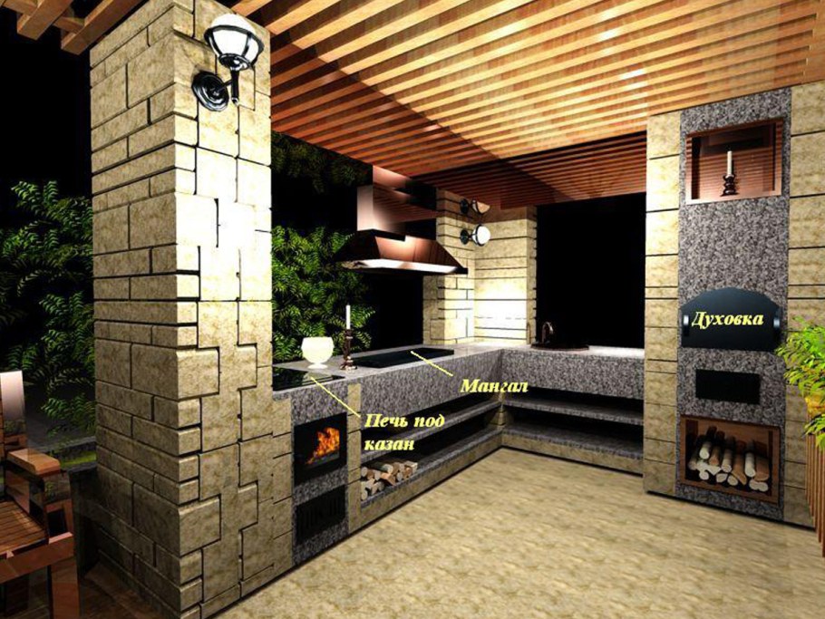 Мастерлэнд барбекю беседки