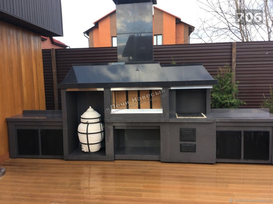 Блочные барбекю комплексы