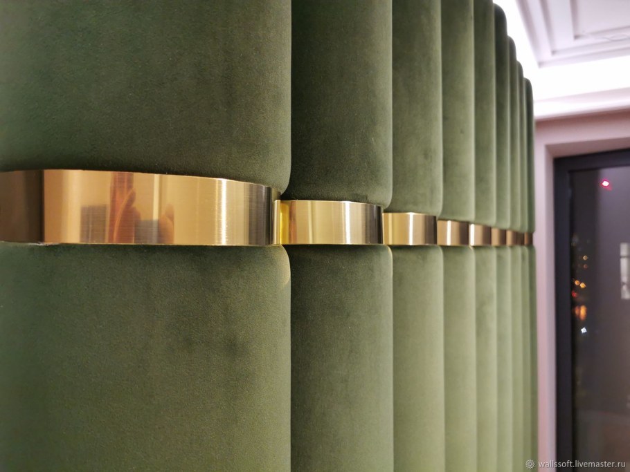 Стеновые панели с латунью