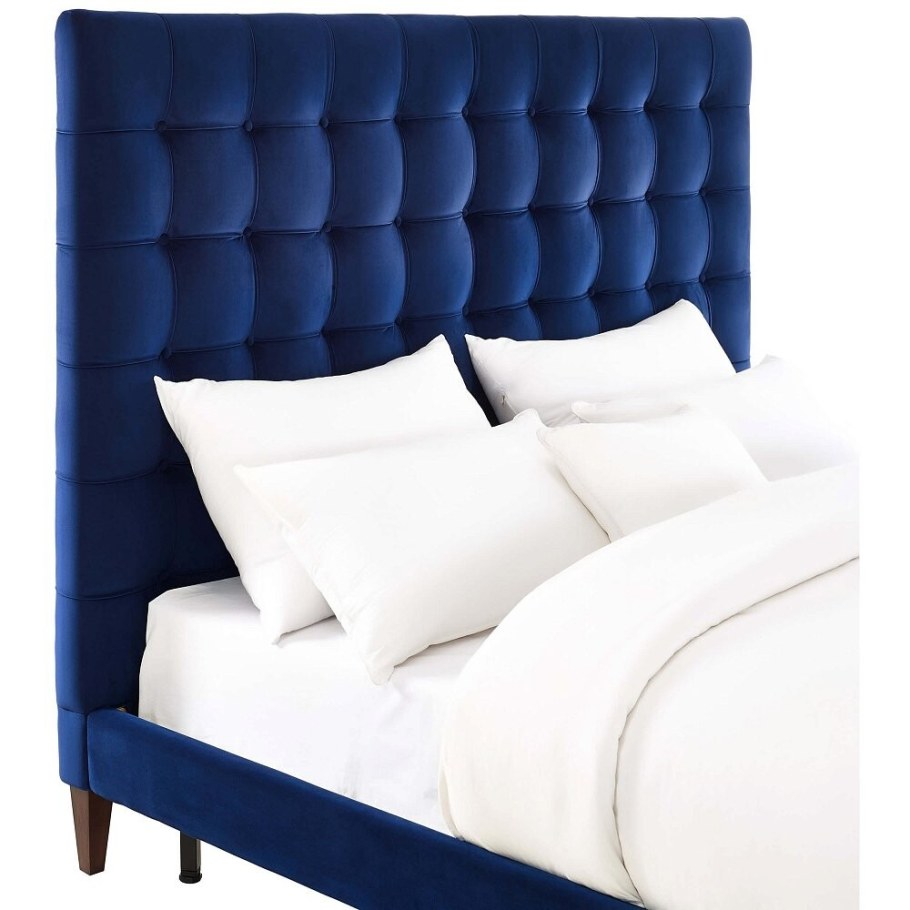 Кровать Аскона синяя