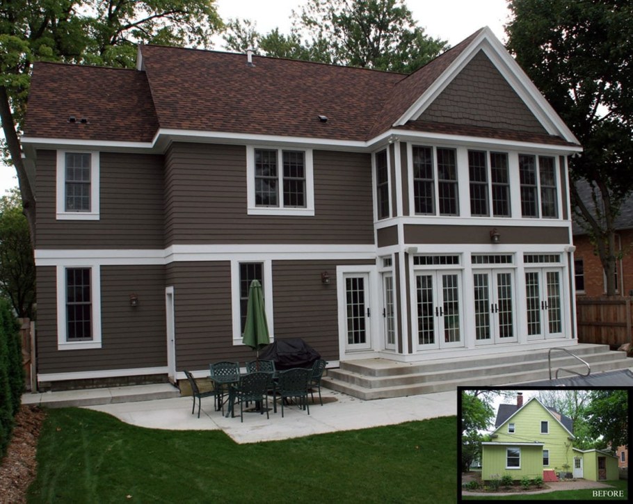 Цвета фасадов домов