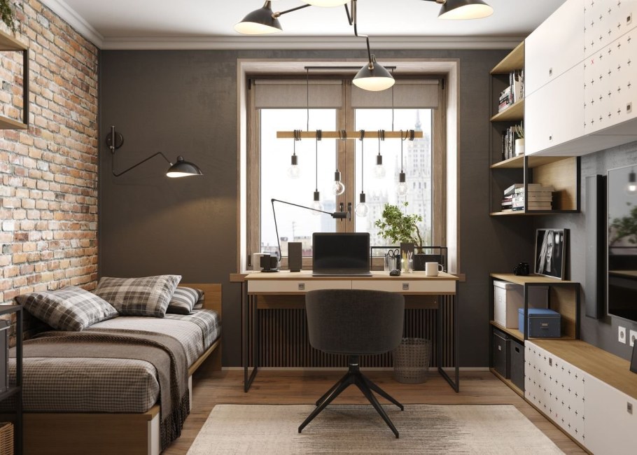 Интерьер комнаты для юноши