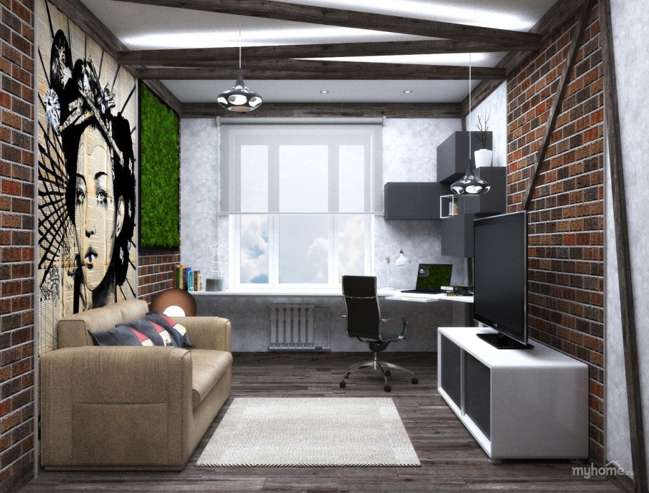 Комната студента интерьер