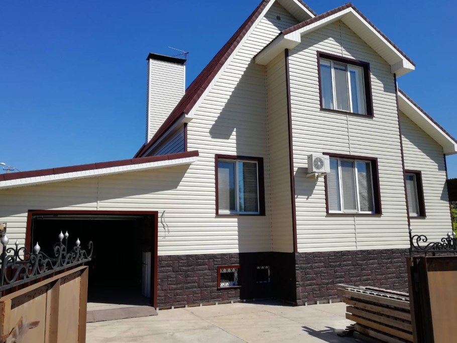 Сочетание сайдинга