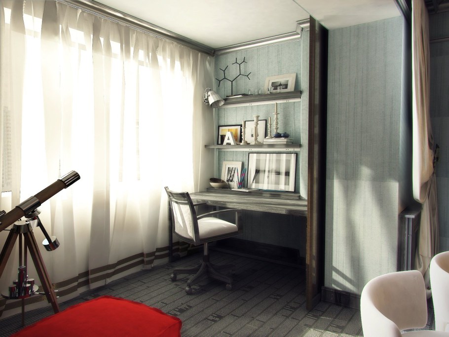 Стильная комната студента