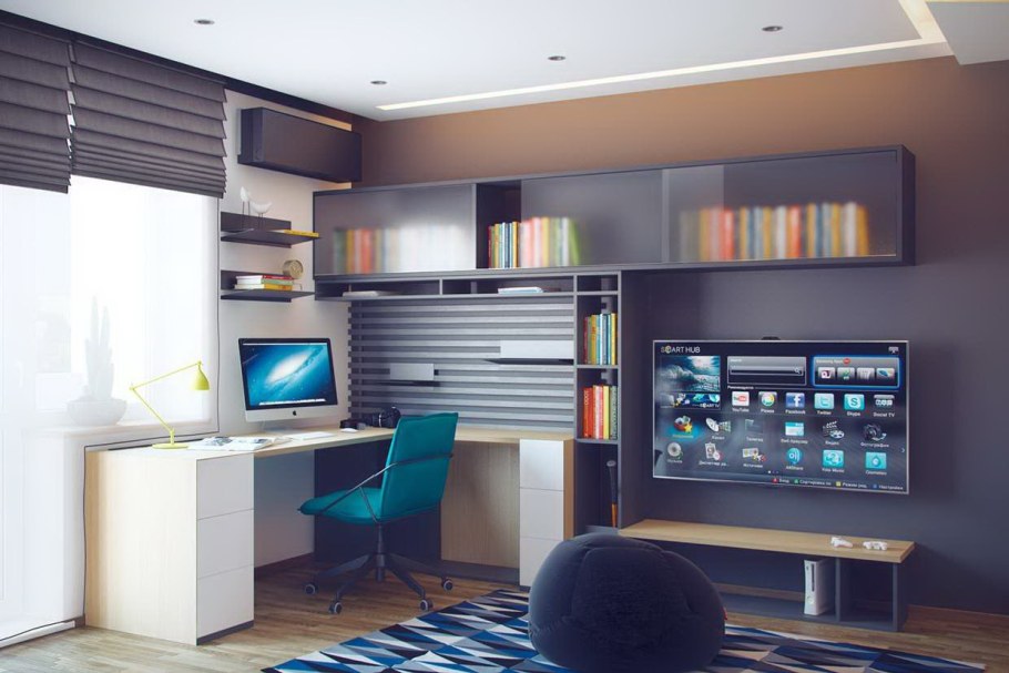 Интерьер комнаты для подростка мальчика