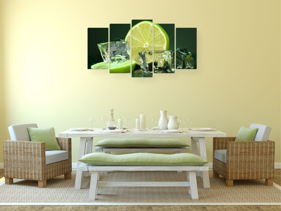 Лаймовый цвет в интерьере