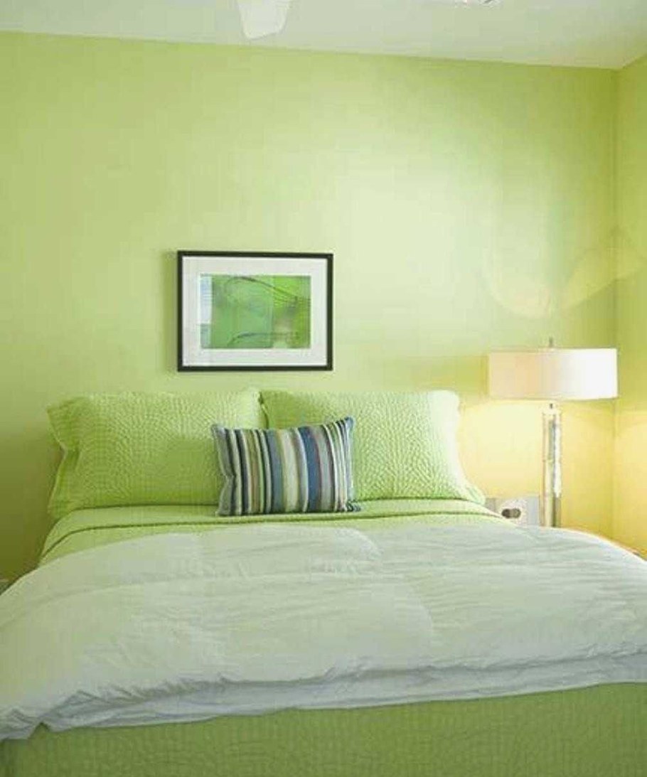 Салатовый цвет стен