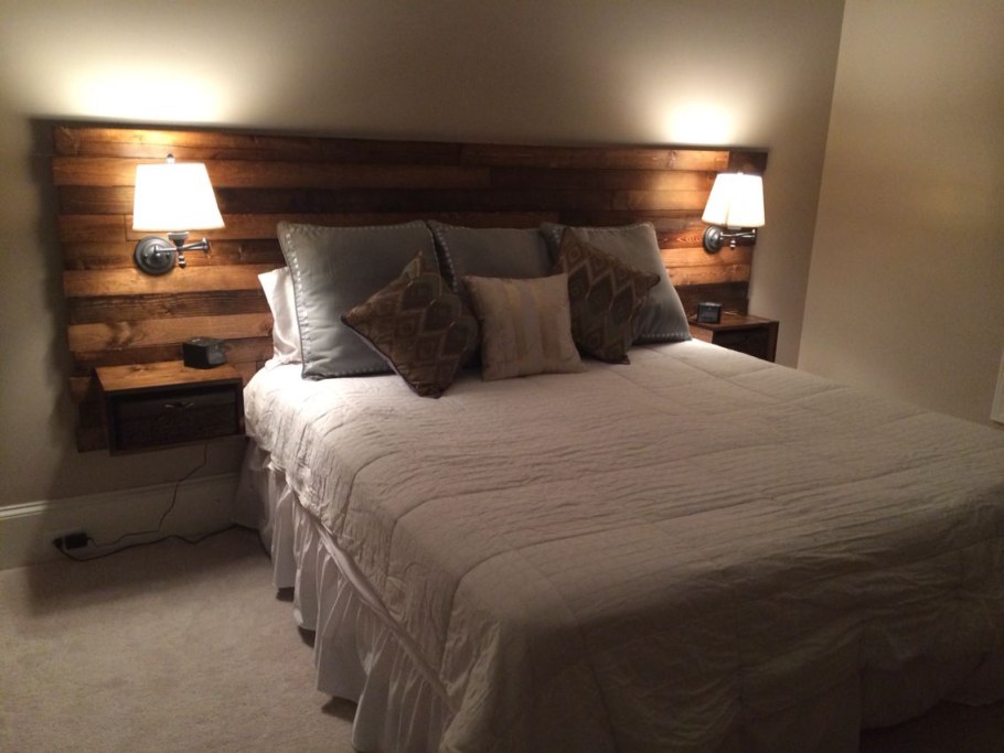 Изголовье из досок