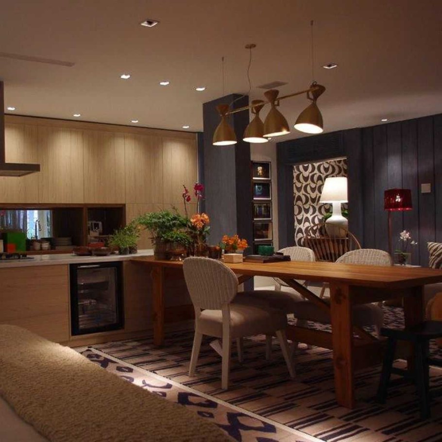 Освещение в кухнегостинной