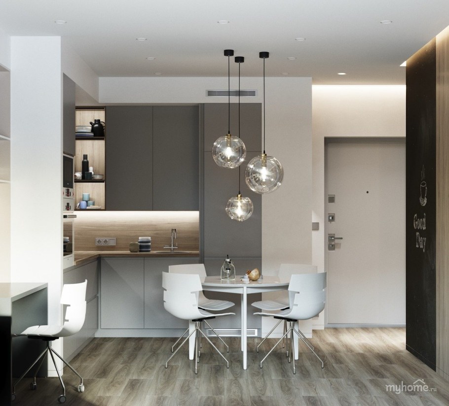 Кухня гостиная светильники