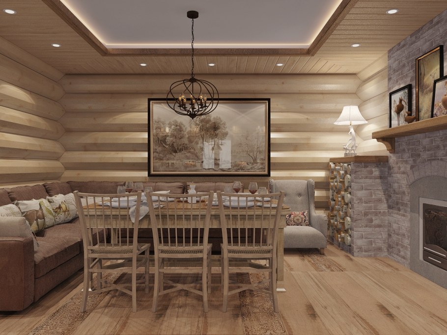 Интерьер комнаты отдыха Ани