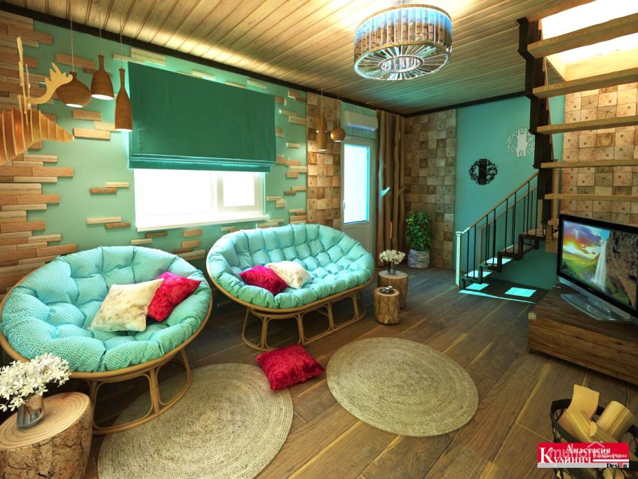 Красивая комната отдыха