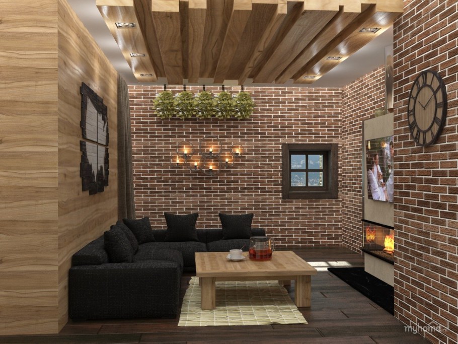 Отделка комнаты отдыха в бане