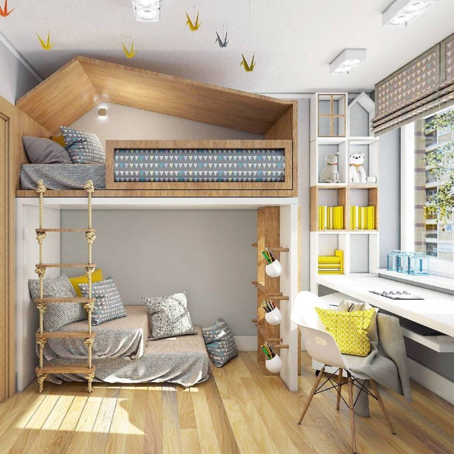 Планировка детской для девочки